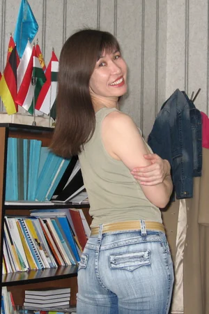 Undressing at Work to Lingerie — photo 7