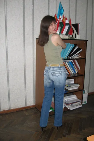 Undressing at Work to Lingerie — photo 8