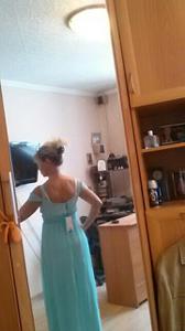 Блондинка Елена в платье и нижнем белье - фото #14