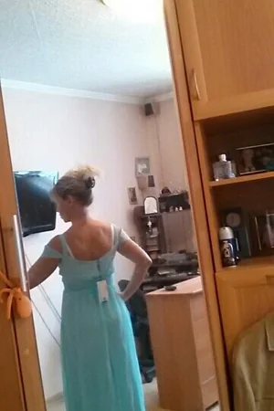 Blonde Elena in Dress and Lingerie — photo 14
