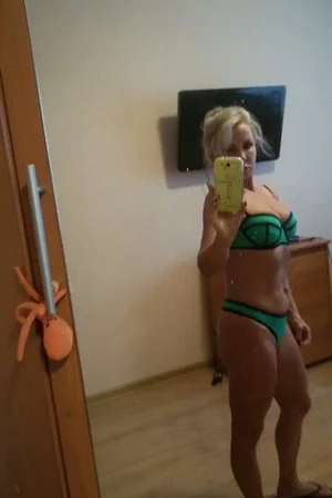 Blonde Elena in Dress and Lingerie — photo 9