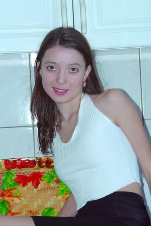 Tipsy Girl Strips in Kitchen — photo 6