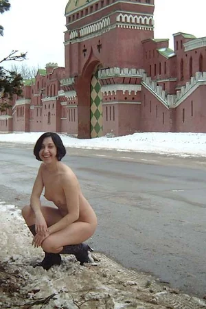 Naked Winter Street Walk — photo 2