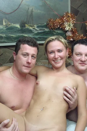 Couples Relaxing in Sauna — photo 20