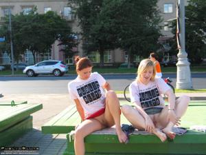 Русские девушки не скрывают своих чувств на публике - фото #9