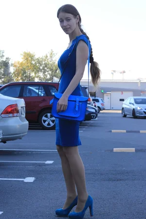 Clothed Slender Secretary — photo 21