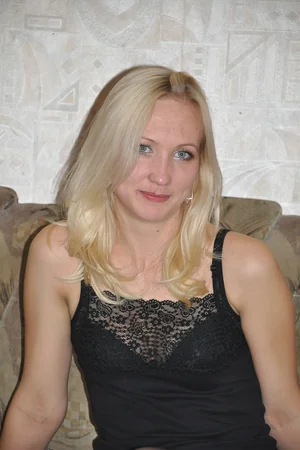 Blonde in Stockings Flashes Small Tits and Slender Figure for Camera — photo 9