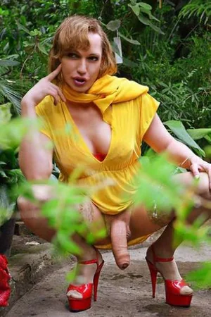 All about a sexy Russian shemale with a huge dick — photo 56