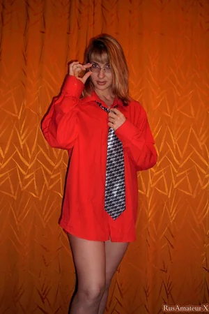 Erotic photo collection of a redhead Russian wife — photo 26