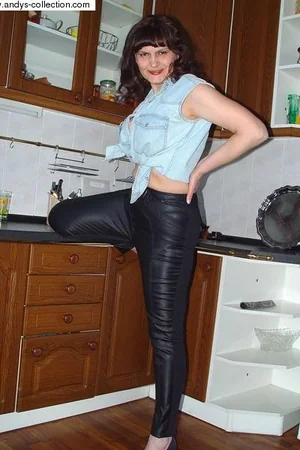 Dressed Russian Milf Posing at Home — photo 17