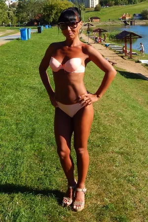 Photos of Attractive Russian Brunette Dressed — photo 22