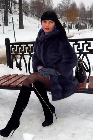 Photos of Attractive Russian Brunette Dressed — photo 3