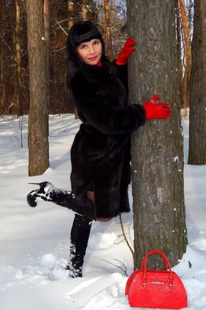 Photos of Attractive Russian Brunette Dressed — photo 4