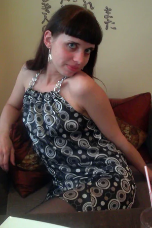 Brunette Goes Commando Under Dress — photo 31