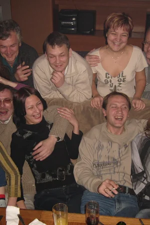 Swingers Relax in Sauna — photo 1