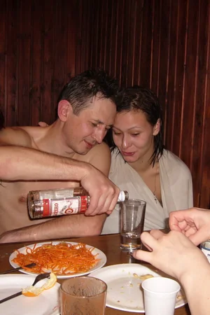 Swingers Relax in Sauna — photo 66