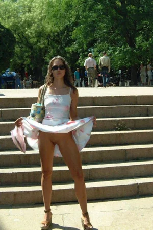 Slender Ulyana Gets Naked in Public — photo 21