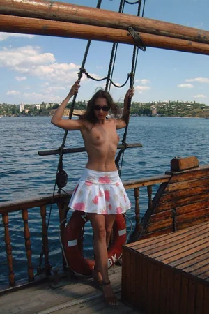 Slender Ulyana Gets Naked in Public — photo 27