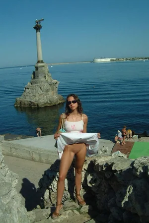 Slender Ulyana Gets Naked in Public — photo 48