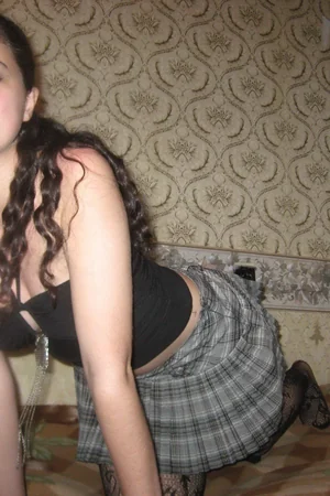 Cumshot On Cute Brunette's Belly — photo 17