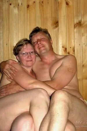Uninhibited Mature Friends in the Sauna — photo 17