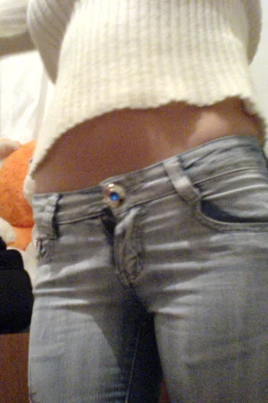 Shy Blonde Flashes Nice Boobs — photo 13