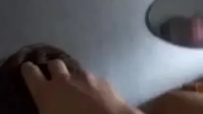 Waitress Giving Deepthroat Blowjob